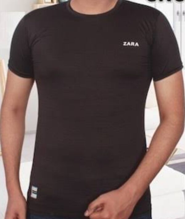 Men Printed Round Neck Polyester Multicolour T-Shirt - Image 4