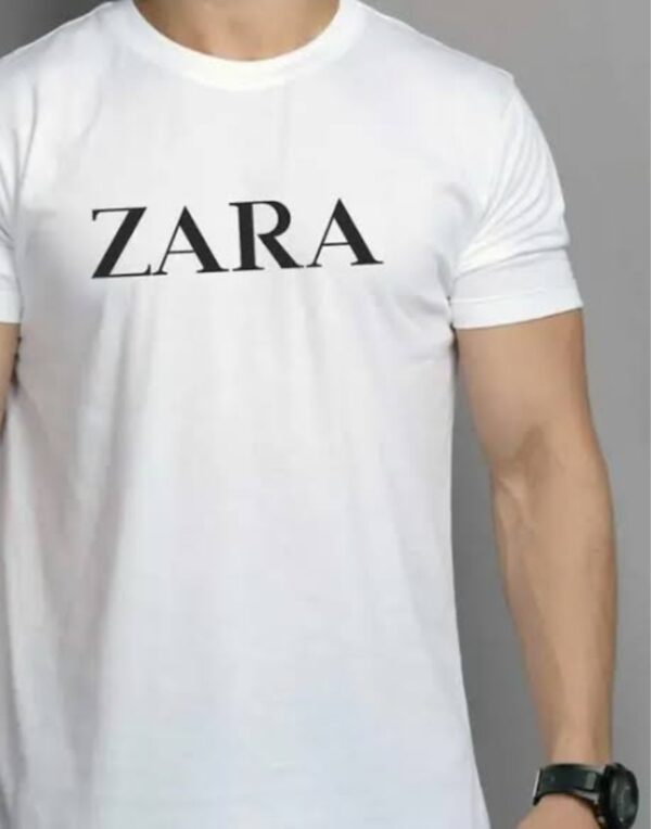 Men Printed Round Neck Polyester Multicolour T-Shirt - Image 2